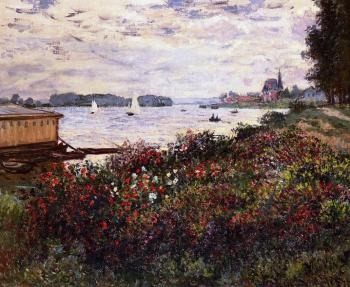 Claude Oscar Monet : Riverbank at Argenteuil